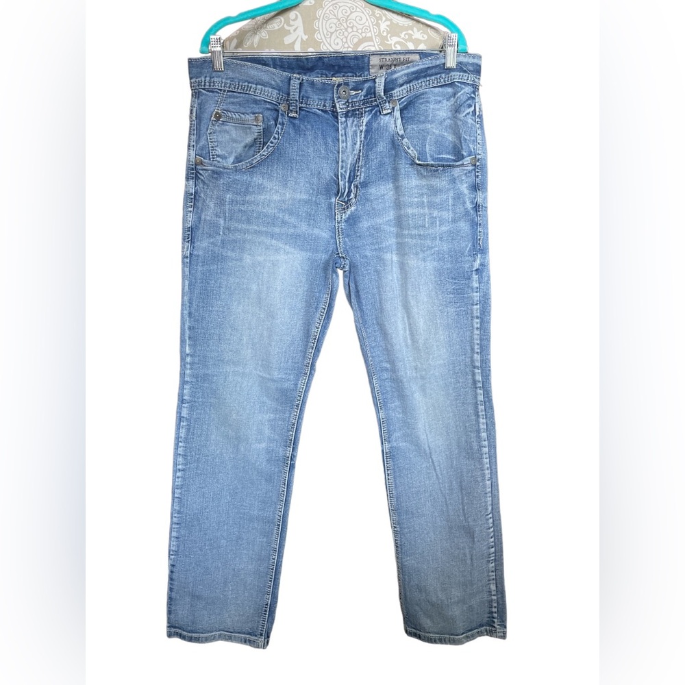 Faded Glory Men’s Straight Fit Size 36 x 30 Denim Jeans